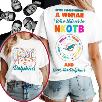 Miami Dolphins | Premium NFL x NKOTB Fan 3D Shirt