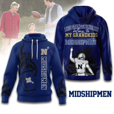 Navy Midshipmen | Premium NCAA Football Grandpa Hoodie