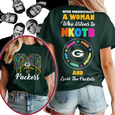Green Bay Packers | Premium NFL x NKOTB Fan 3D Shirt