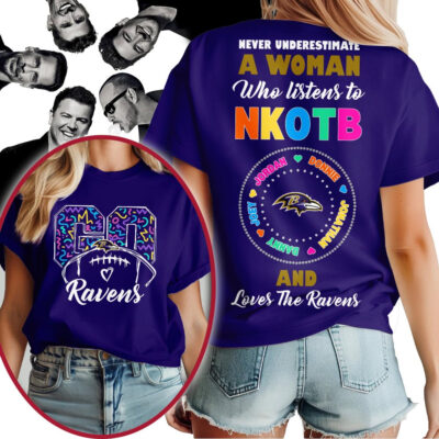 Baltimore Ravens | Premium NFL x NKOTB Fan 3D Shirt