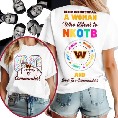 Washington Commanders | Premium NFL x NKOTB Fan 3D Shirt