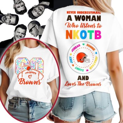 Cleveland Browns | Premium NFL x NKOTB Fan 3D Shirt