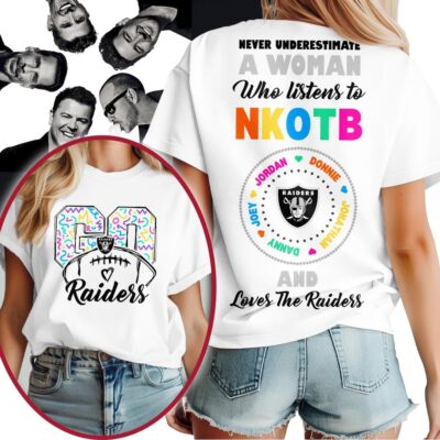Las Vegas Raiders | Premium NFL x NKOTB Fan 3D Shirt
