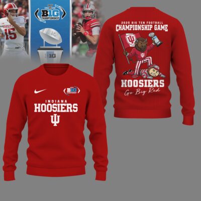 Indiana Hoosiers | Premium NCAA 2025 Big Ten Football Championship Game 3D Shirt