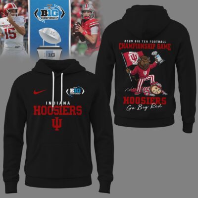 Indiana Hoosiers | Premium NCAA 2025 Big Ten Football Championship Game 3D Shirt