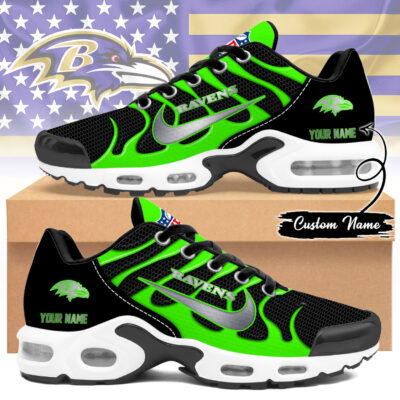 Baltimore Ravens | Premium NFL Hi-Vis Safety Air Max Shoes