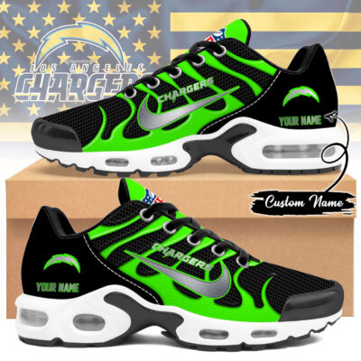 Los Angeles Chargers | Premium NFL Hi-Vis Safety Air Max Shoes