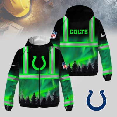 Indianapolis Colts | Premium NFL Northern Lights Hi-Vis Hoodie