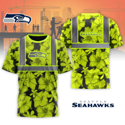 Seattle Seahawks | Premium Tropical Hi-Vis Safety 3D Shirt