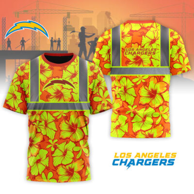 Los Angeles Chargers | Premium Tropical Hi-Vis Safety 3D Shirt