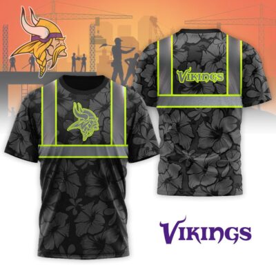 Minnesota Vikings | Premium Tropical Hi-Vis Safety 3D Shirt