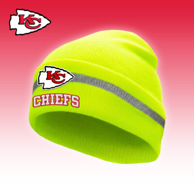 Kansas City Chiefs | Premium NFL Hi-Vis Safety Beanie Hat