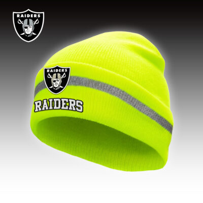 Las Vegas Raiders | Premium NFL Hi-Vis Safety Beanie Hat