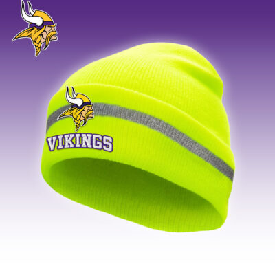 Minnesota Vikings | Premium NFL Hi-Vis Safety Beanie Hat
