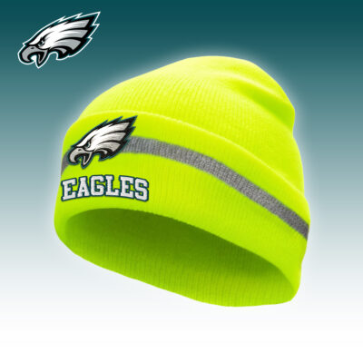 Philadelphia Eagles | Premium NFL Hi-Vis Safety Beanie Hat