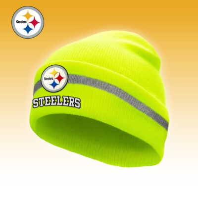 Pittsburgh Steelers | Premium NFL Hi-Vis Safety Beanie Hat