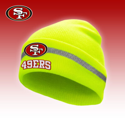 San Francisco 49ers | Premium NFL Hi-Vis Safety Beanie Hat