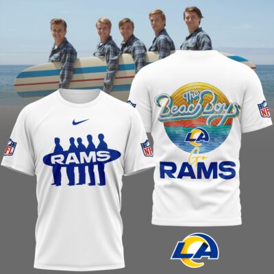 Los Angeles Rams | Premium NFL The Beach Boys 3D Shirt