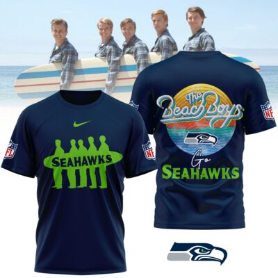 Seattle Seahawks | Premium NFL The Beach Boys 3D Shirt