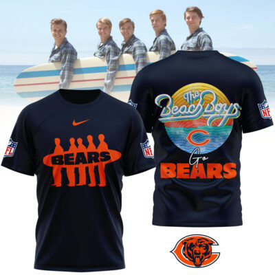 Chicago Bears | Premium NFL The Beach Boys 3D Shirt