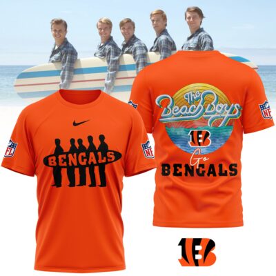 Cincinnati Bengals | Premium NFL The Beach Boys 3D Shirt