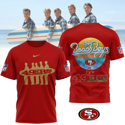 San Francisco 49ers | Premium NFL The Beach Boys 3D Shirt