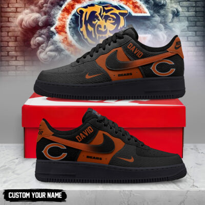 Chicago Bears | Premium NFL Black in Black AF1