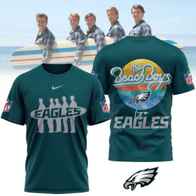 Philadelphia Eagles | Premium NFL The Beach Boys 3D Shirt