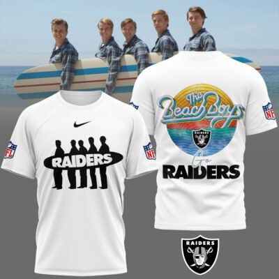 Las Vegas Raiders | Premium NFL The Beach Boys 3D Shirt