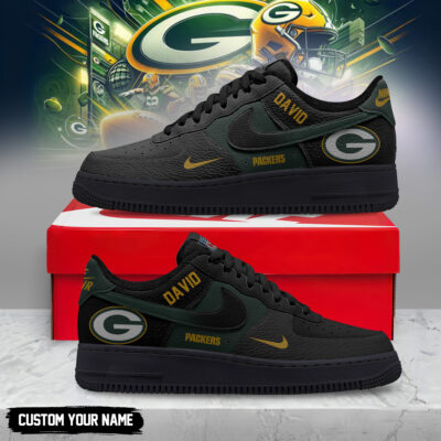 Green Bay Packers | Premium NFL Black in Black AF1