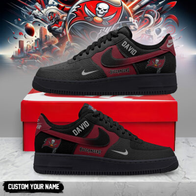 Tampa Bay Buccaneers | Premium NFL Black in Black AF1