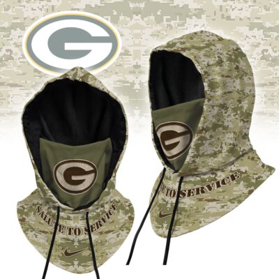 Green Bay Packers | Premium NFL Salute To Service Hooded Gaiter