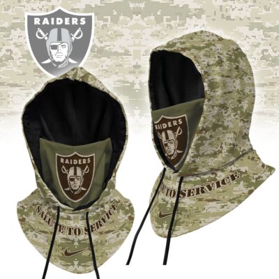 Las Vegas Raiders | Premium NFL Salute To Service Hooded Gaiter