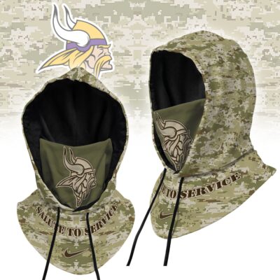 Minnesota Vikings | Premium NFL Salute To Service Hooded Gaiter