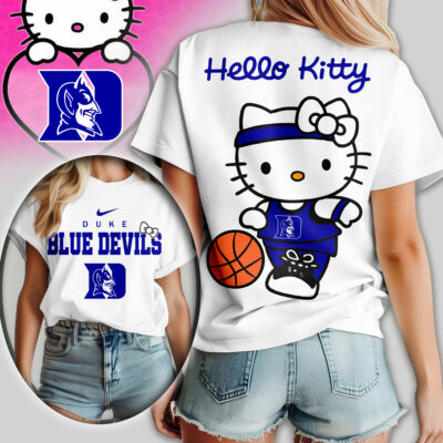 Duke Blue Devils | Premium NCAA Hello Kitty Basketball Women Shirt