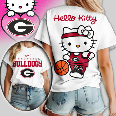 Georgia Bulldogs | Premium NCAA Hello Kitty Basketball Women Shirt