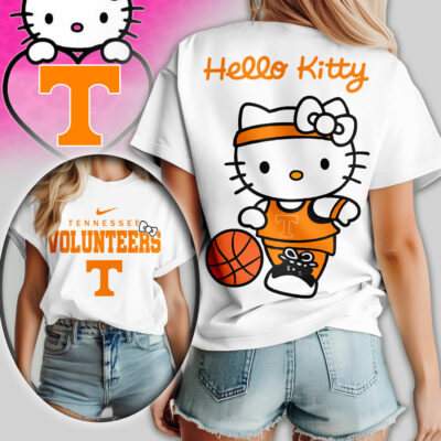 Tennessee Volunteers | Premium NCAA Hello Kitty Basketball Women Shirt