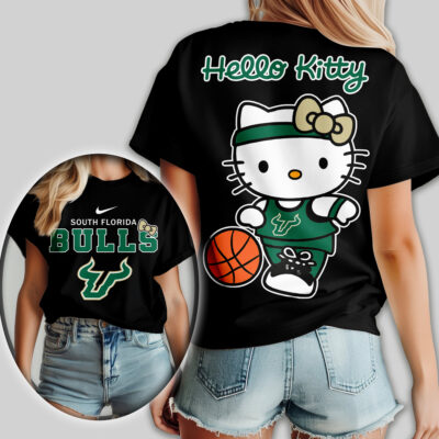 South Florida Bulls | Premium NCAA Hello Kitty Basketball Women Shirt