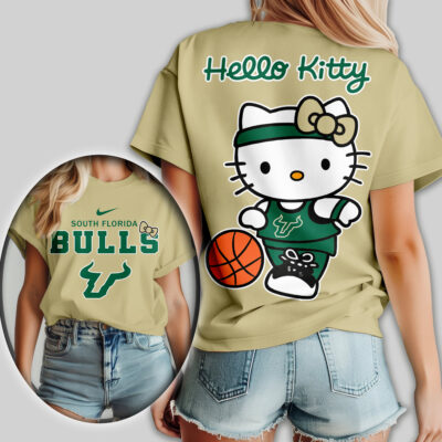 South Florida Bulls | Premium NCAA Hello Kitty Basketball Women Shirt