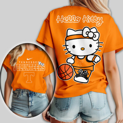 Tennessee Volunteers | Premium NCAA Hello Kitty Basketball Women Shirt
