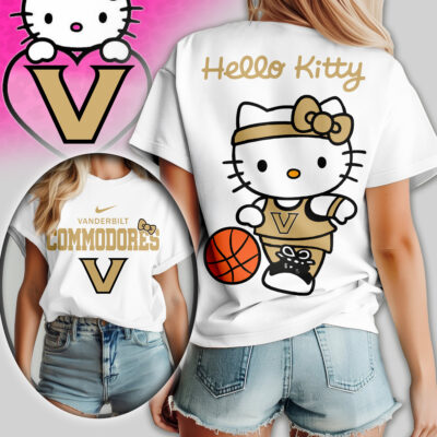Vanderbilt Commodores | Premium NCAA Hello Kitty Basketball Women Shirt