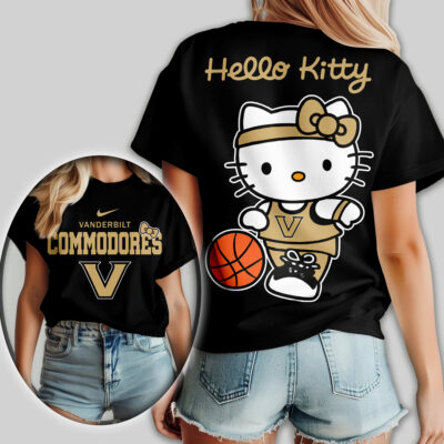 Vanderbilt Commodores | Premium NCAA Hello Kitty Basketball Women Shirt