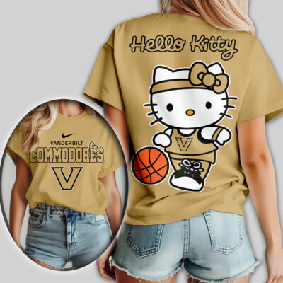 Vanderbilt Commodores | Premium NCAA Hello Kitty Basketball Women Shirt