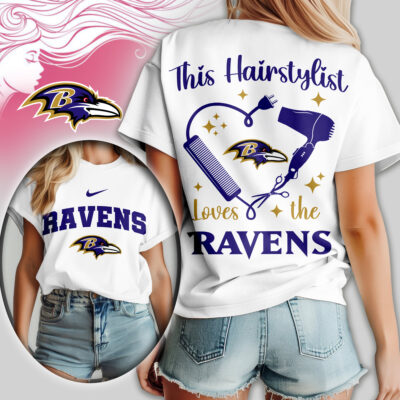 Baltimore Ravens | Premium NFL Hairstylist Fan Women Shirt