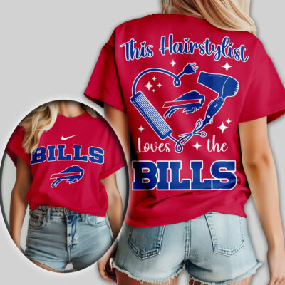 Buffalo Bills | Premium NFL Hairstylist Fan Women Shirt