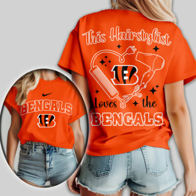 Cincinnati Bengals | Premium NFL Hairstylist Fan Women Shirt