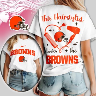 Cleveland Browns | Premium NFL Hairstylist Fan Women Shirt