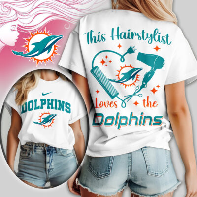 Miami Dolphins | Premium NFL Hairstylist Fan Women Shirt