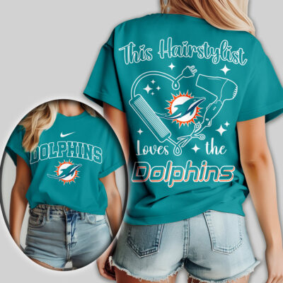 Miami Dolphins | Premium NFL Hairstylist Fan Women Shirt