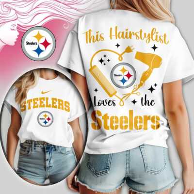 Pittsburgh Steelers | Premium NFL Hairstylist Fan Women Shirt